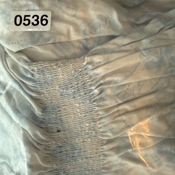 For Love and Lemons Blazer Mini Dress Blue and White Chantal Large - Picture 12 of 12